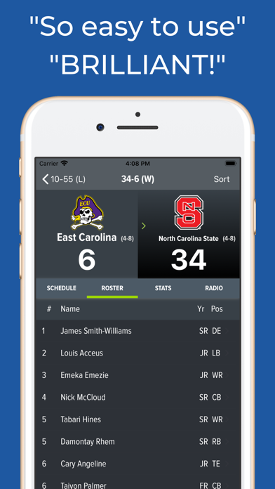 NC State Football App screenshot 3