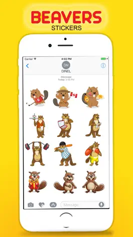 Game screenshot Beavers Stickers apk