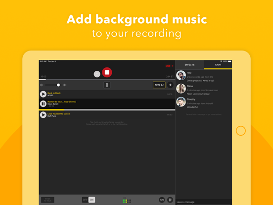 Spreaker Studio screenshot