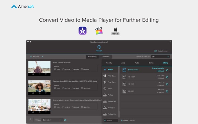 Video Converter Aimersoft(圖3)-速報App