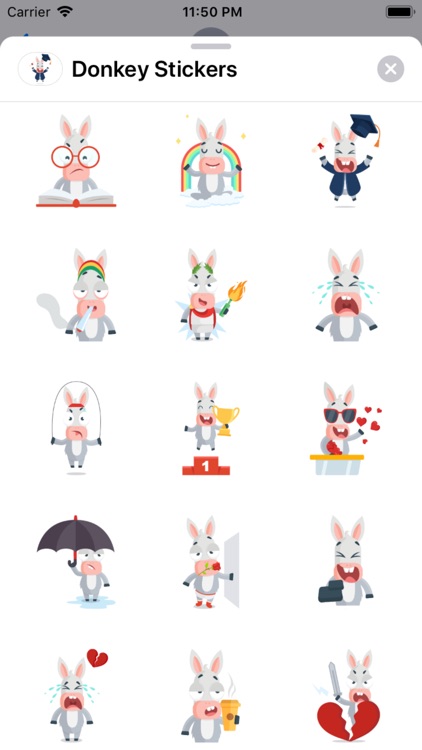 Donkey Stickers