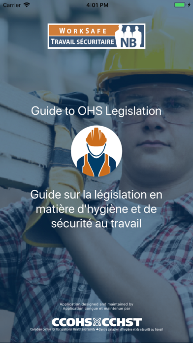 How to cancel & delete NB OHS Guide / Guide de SST NB from iphone & ipad 1