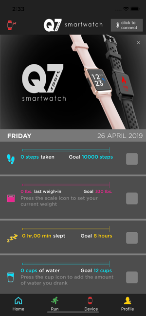 q7 smartwatch compatible with iphone