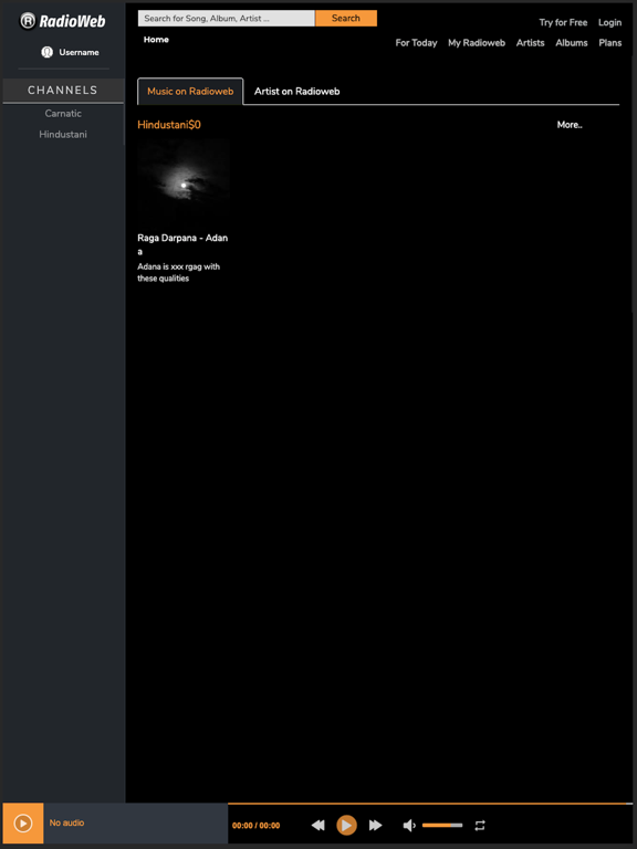 Screenshot #6 pour RadiowebTEST