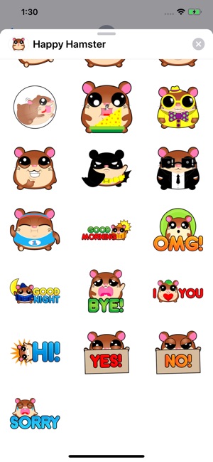 Happy Hamster Sticker Pack(圖2)-速報App