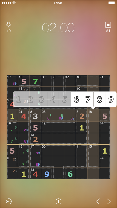 How to cancel & delete 9 digits - sudoku variations from iphone & ipad 2