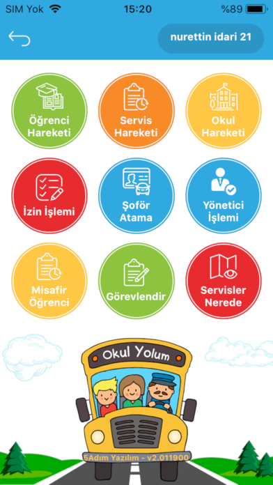 Okul Yolum - İdari screenshot 2