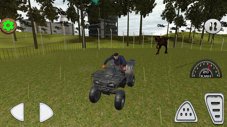 ATV Quad Bike Dino Park Race screenshot-3