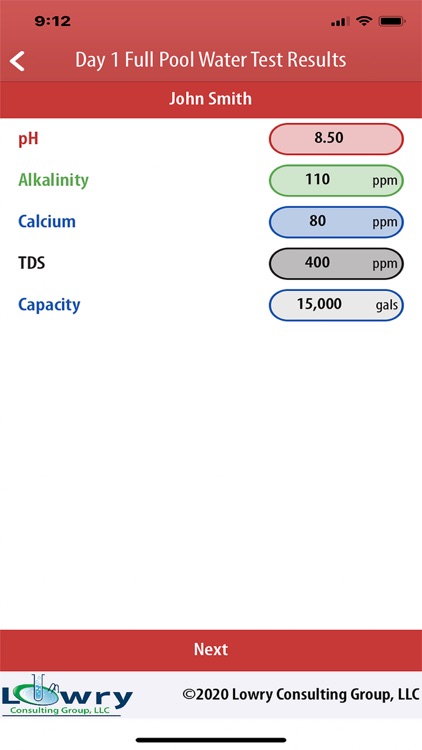 Borate Pool StartUp Calculator