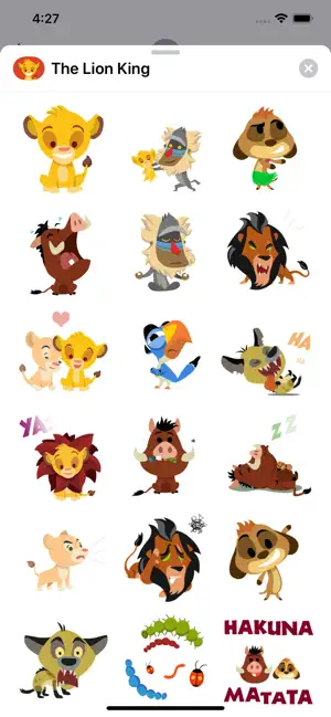 Imágen 2 Disney Stickers: The Lion King iphone