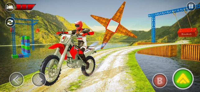 《 Crazy Dirt Bike Stunts Sky》車(圖2)-速報App