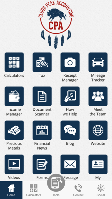 Cloud Peak Accounting App screenshot 2