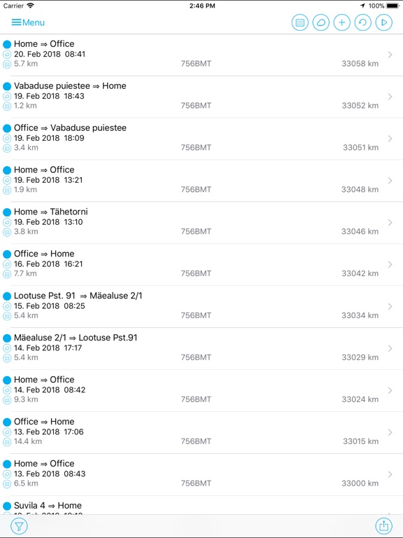 【图】Logify Automatic Mileage Log(截图3)