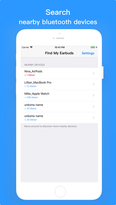 Find my Earbuds-Device finder Screenshot 1