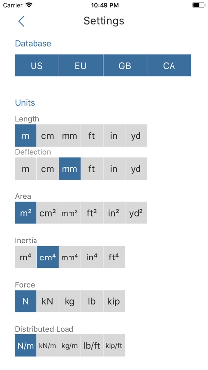 Deflection Beam Calculator screenshot-9