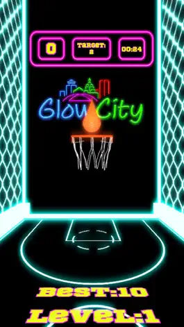 Game screenshot GlowCity - ArcadeBasketBall mod apk