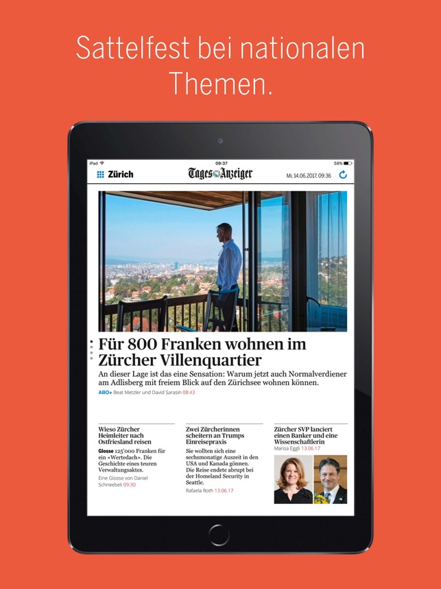 Tages-Anzeiger für iPad