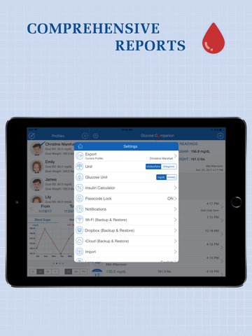 Glucose Companion Pro for iPad screenshot 4