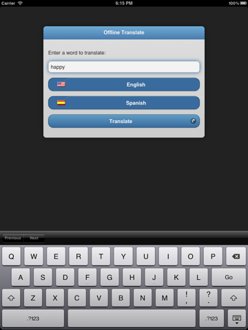 Offline Translate - náhled