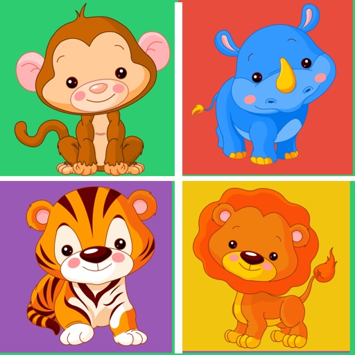 Jungle Animals Match