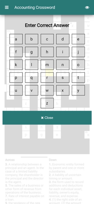 Accounting Terms Crossword(圖4)-速報App