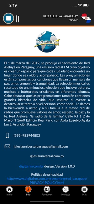 Red Aleluya Paraguay(圖2)-速報App