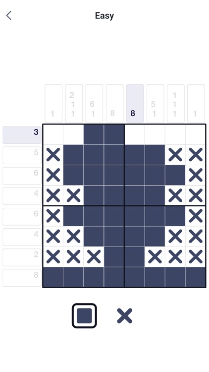 Pixel enigma nonogram