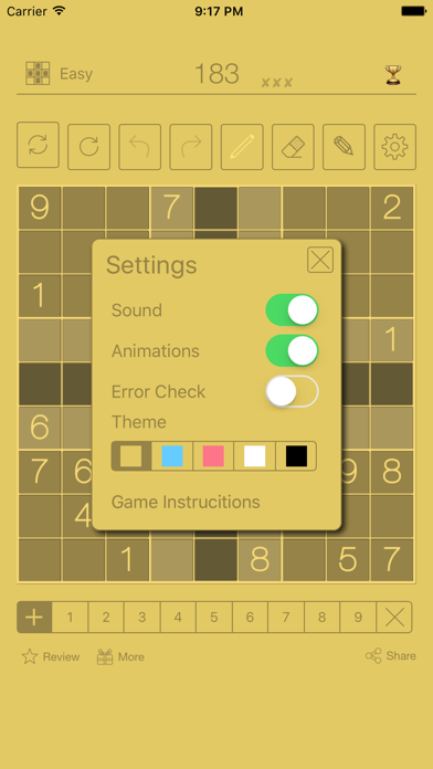 Sudoku Golden screenshot 4