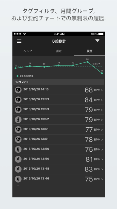 Heart Rate Plus 心拍数計 PRO screenshot1