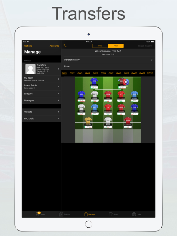 FPL Fantasy Football Manager screenshot