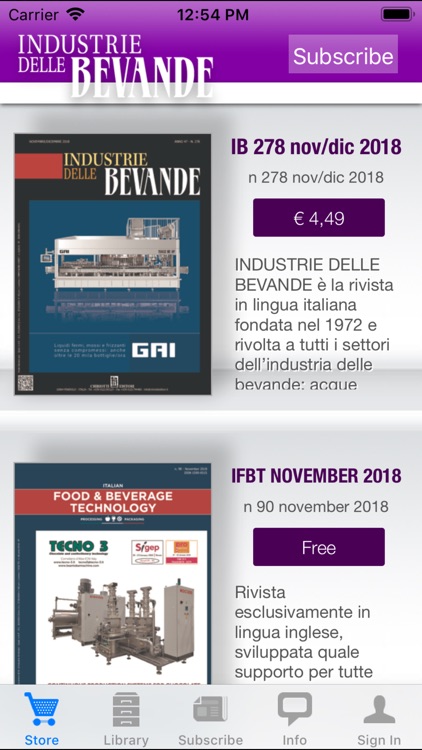 Industrie delle Bevande