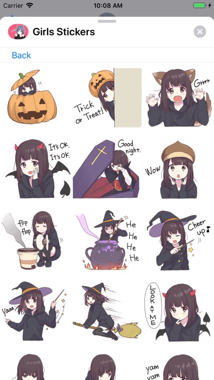 Girls Stickers screenshot-5