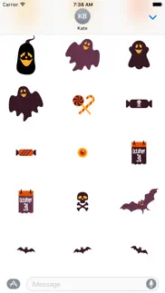 halloweenie stickers iphone screenshot 4