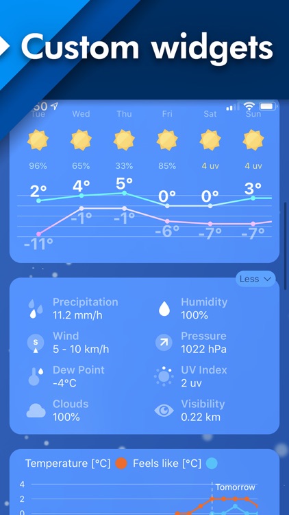 Widget Weather app
