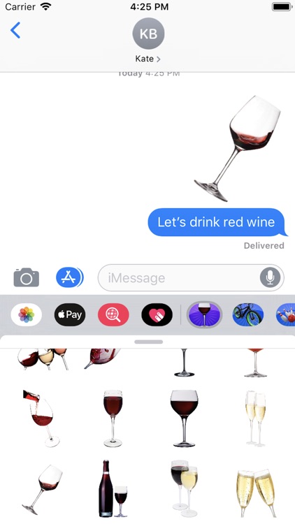 Wine-Emojis Stickers