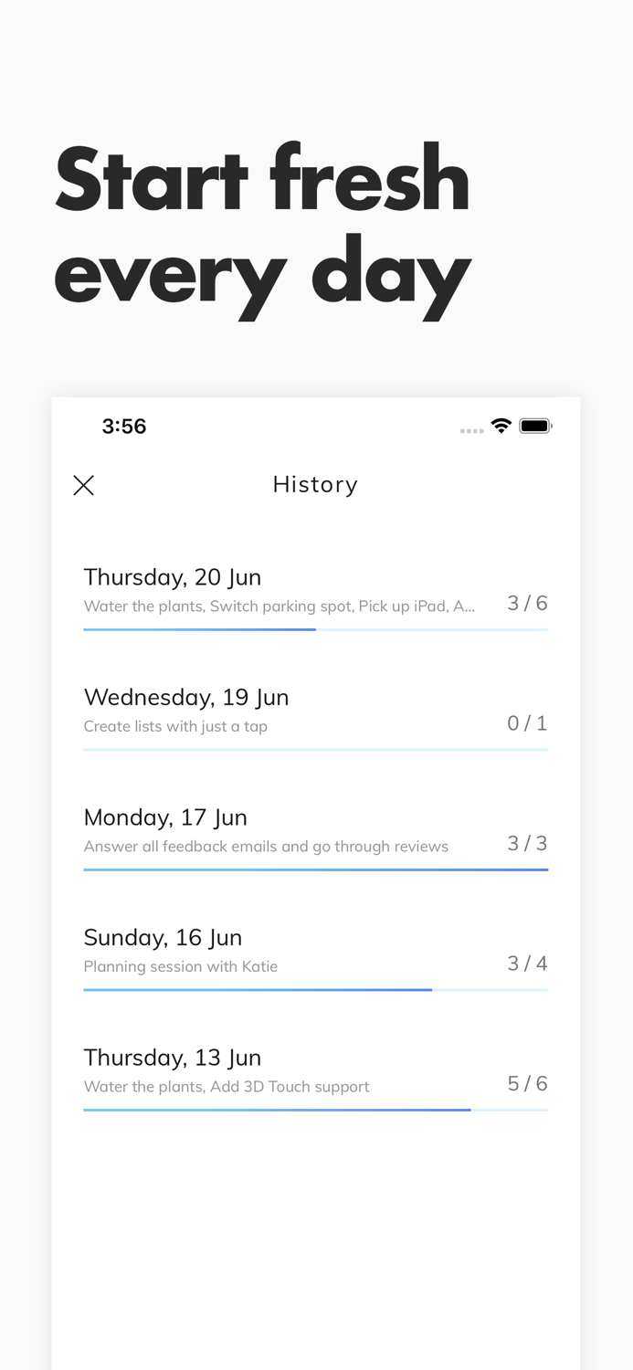 Daylist - Your daily to-dos