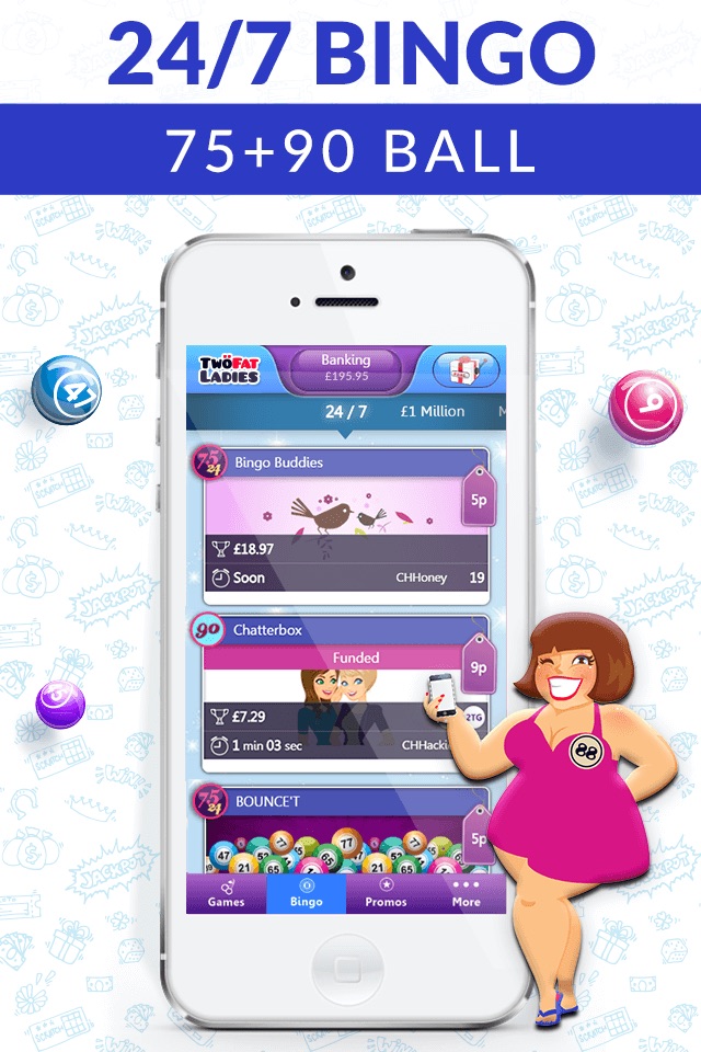 Two Fat Ladies - Bingo & Slots screenshot 2