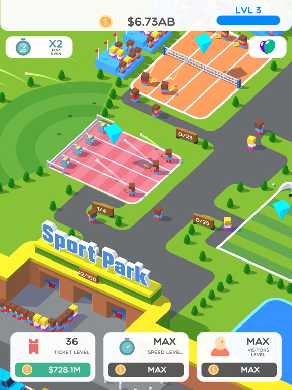Screenshot #5 pour Idle Sport Park