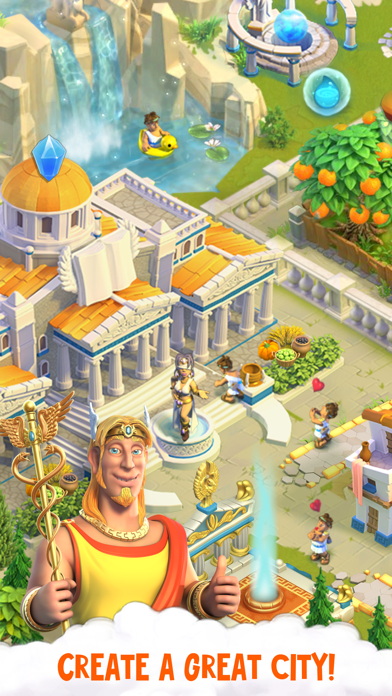 How to cancel & delete Divine Academy: Town Building from iphone & ipad 1