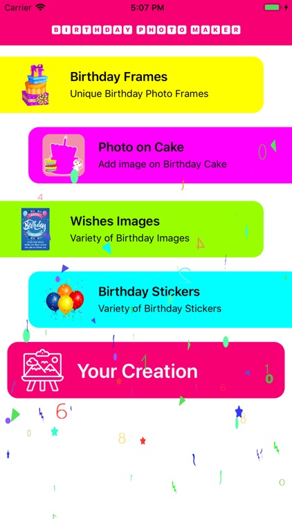 Birthday Frame Photo Maker