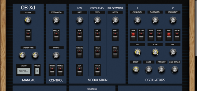‎OB-Xd AUv3 Synth Screenshot
