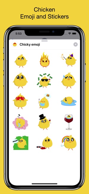 Chicky chick - chicken emoji(圖1)-速報App