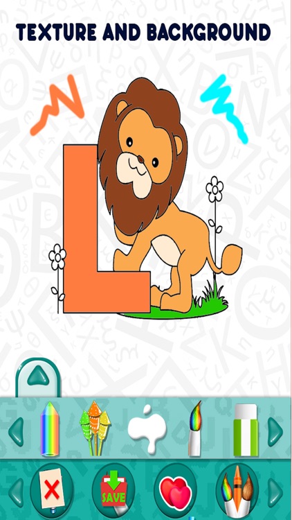 Letters Kids Coloring Book screenshot-3