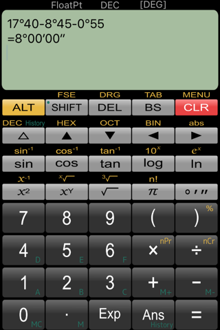 Panecal Scientific Calculator screenshot 2