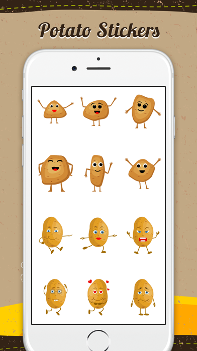 Animated Potato Stickers screenshot 3
