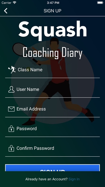 Squash Coaching Diary