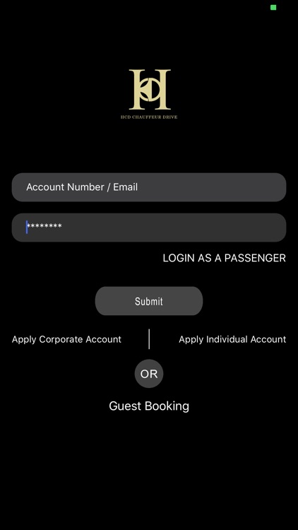 HCD Passenger & Booker app