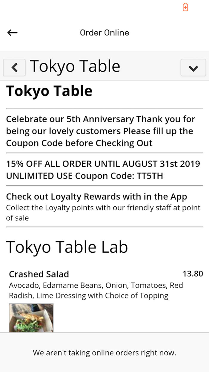 Tokyo Table