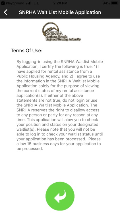 SNRHA Wait List screenshot-5