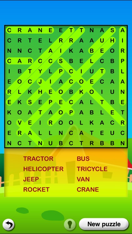 Word Search For Kids - Puzzles